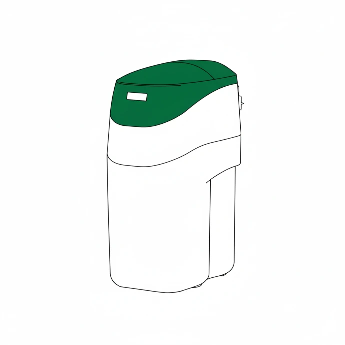 Image of green water softener